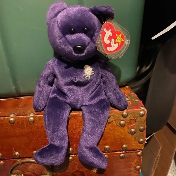 Rare PRINCESS DISNA BEANIE BABY WITH MISPRINT ON TAG VINTAGE SUPER  COLLECTIBLE